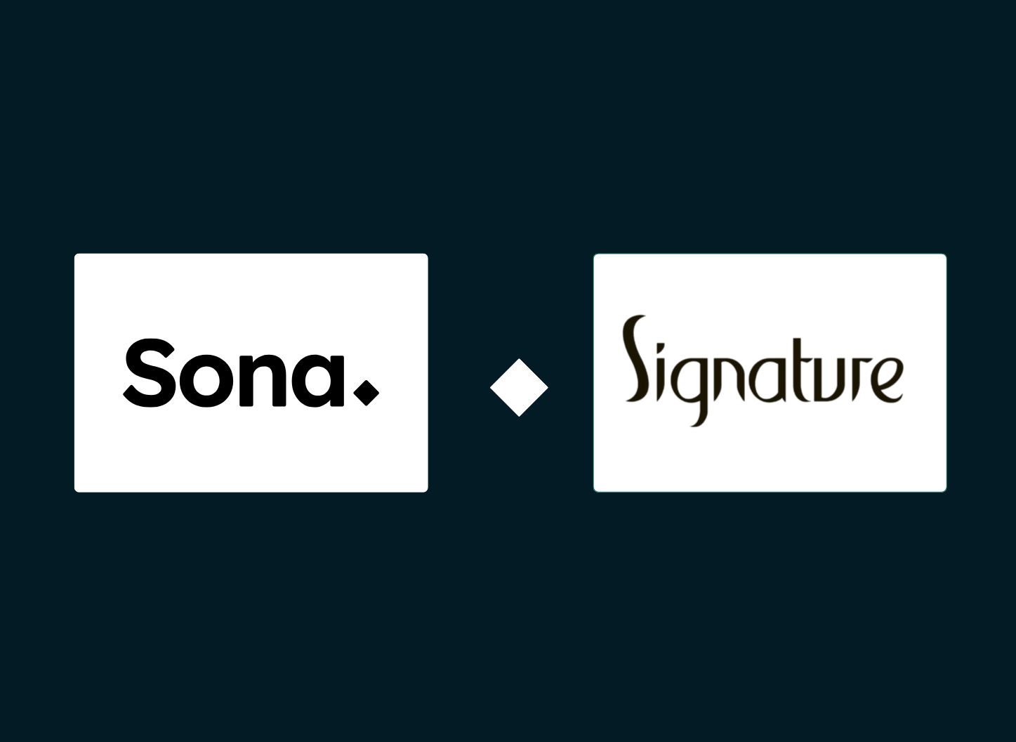 Sona and Signature Senior Lifestyle announce partnership