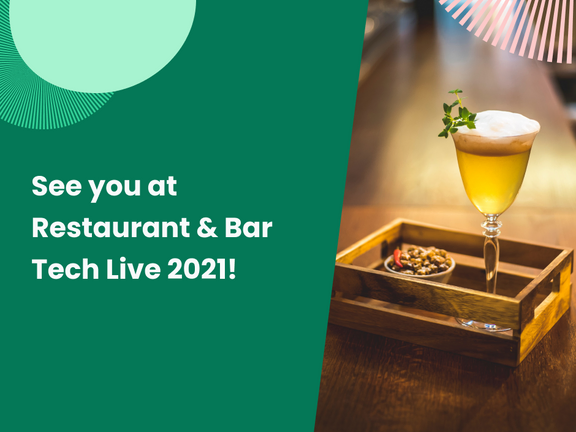 We're making our hospitality debut at Restaurant & Bar Tech Live