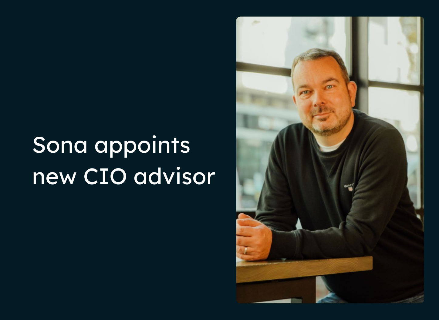 Richard Tallboy joins Sona as CIO Advisor