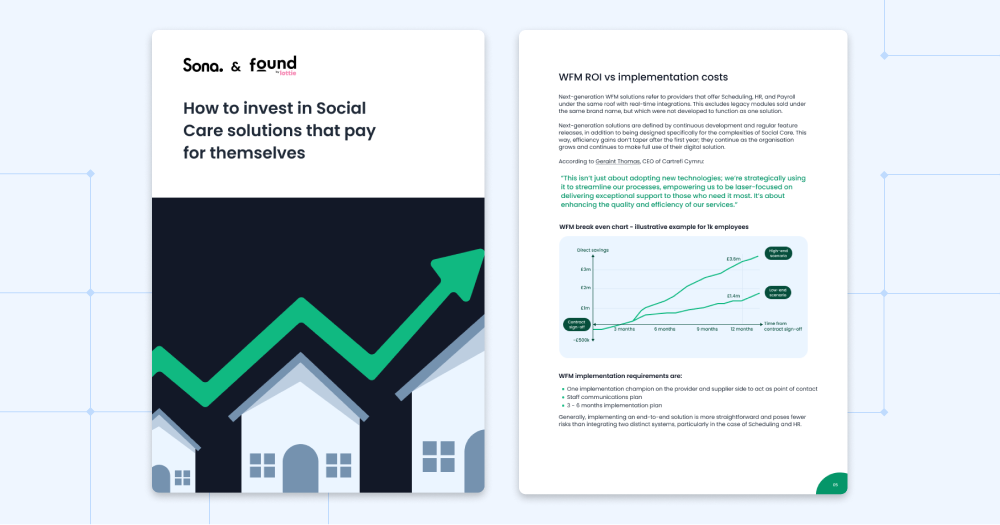 How to invest in Social Care solutions that pay for themselves