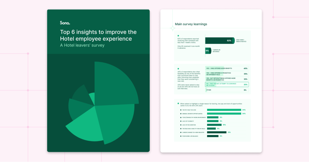 INFOSHEET: Top 6 insights to improve the Hotel employee experience