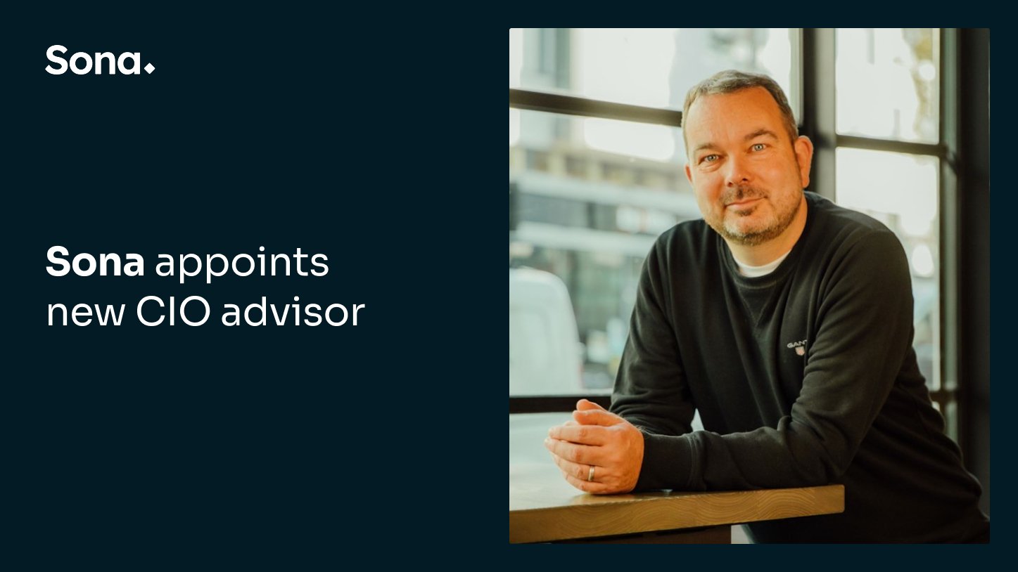Richard Tallboy joins Sona as CIO Advisor