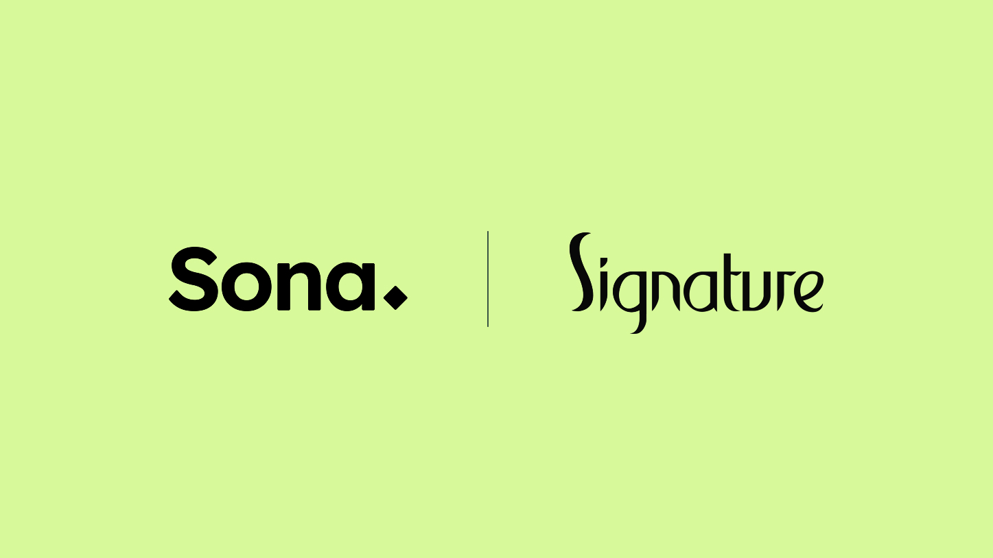 Sona and Signature Senior Lifestyle announce partnership