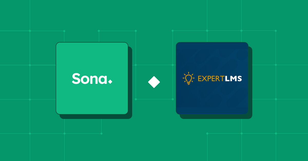 Sona and Expert LMS announce partnership