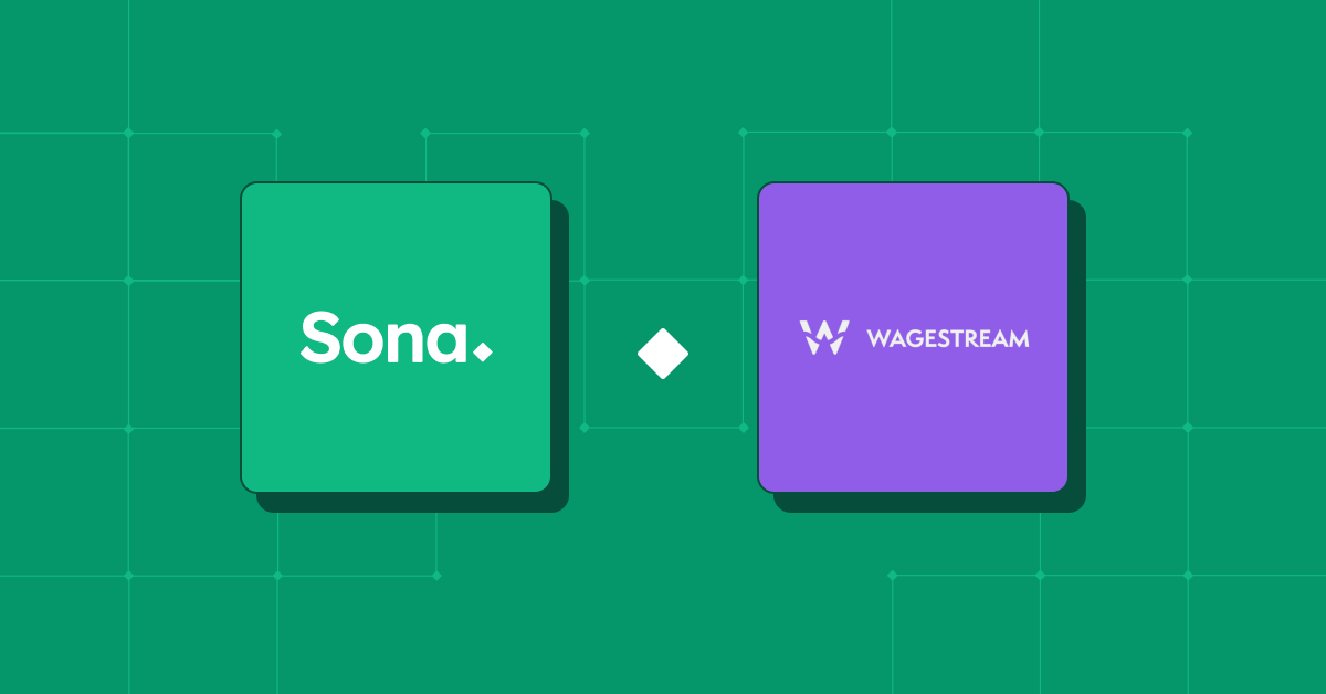 Sona and Wagestream integration